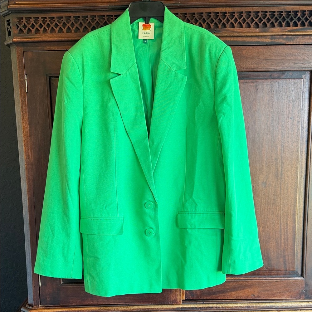 Vibrant Green Blazer